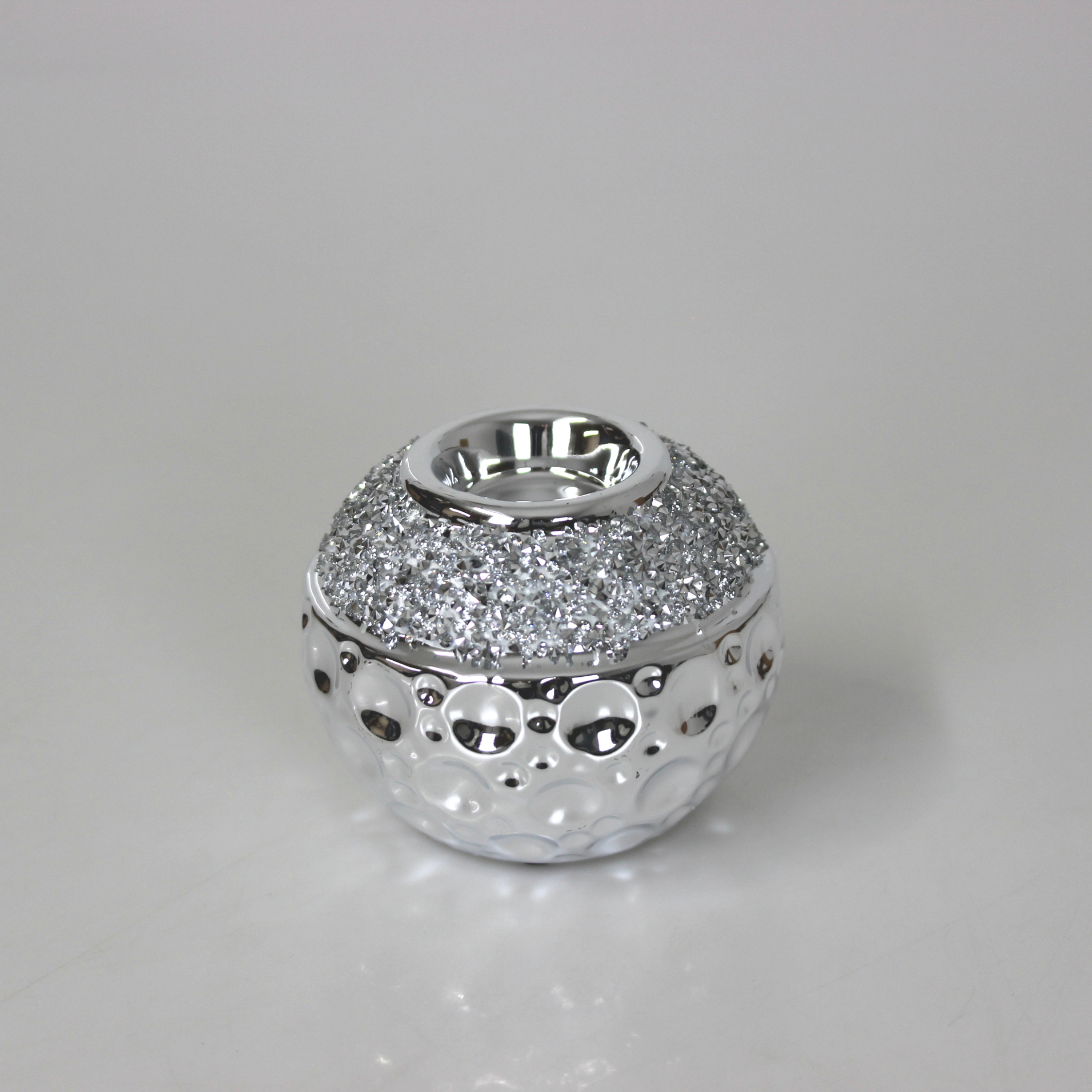 Silver Sparkle Home Ornament Diamante Art Detail Figurine Decorative Centerpiece eBay
